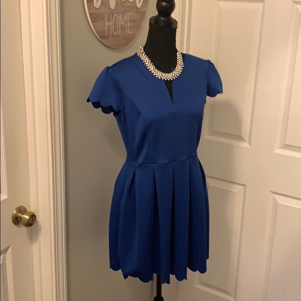 Blue dress